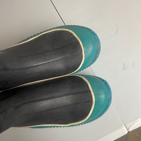 Muck Boots Boys Size 2 Hale Boot Black Teal Outdoor Waterproof Winter - Picture 6 of 6